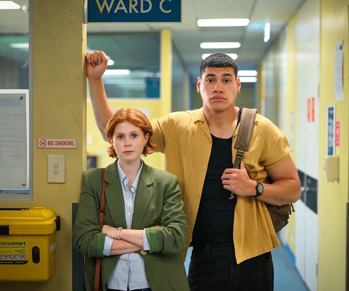 Lola and Jimmy on their first day of The F Ward.