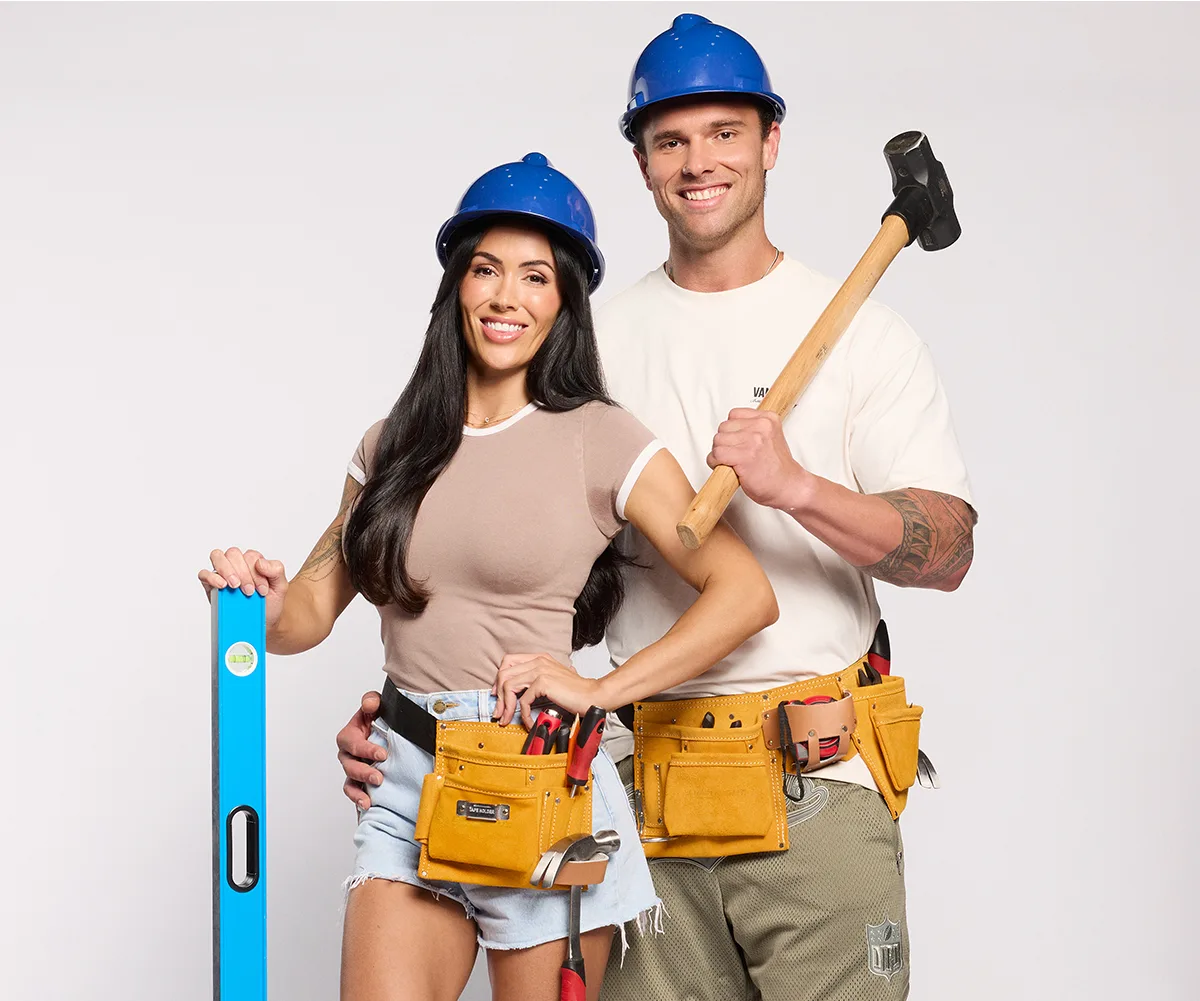 Chantel and Wyatt - The Block 2026 team.