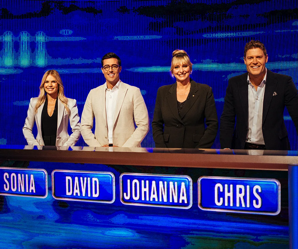 Sonia Kruger, David Woiwod, Johanna Griggs and Dr Chris Brown.