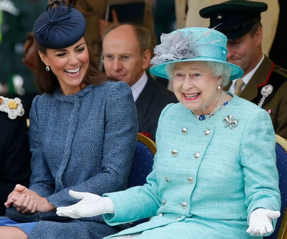 Princes Kate with Queen Elizabeth II