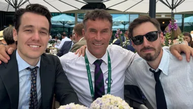‘Special’: Pat Cash opens up about rare day out with his sons at Wimbledon