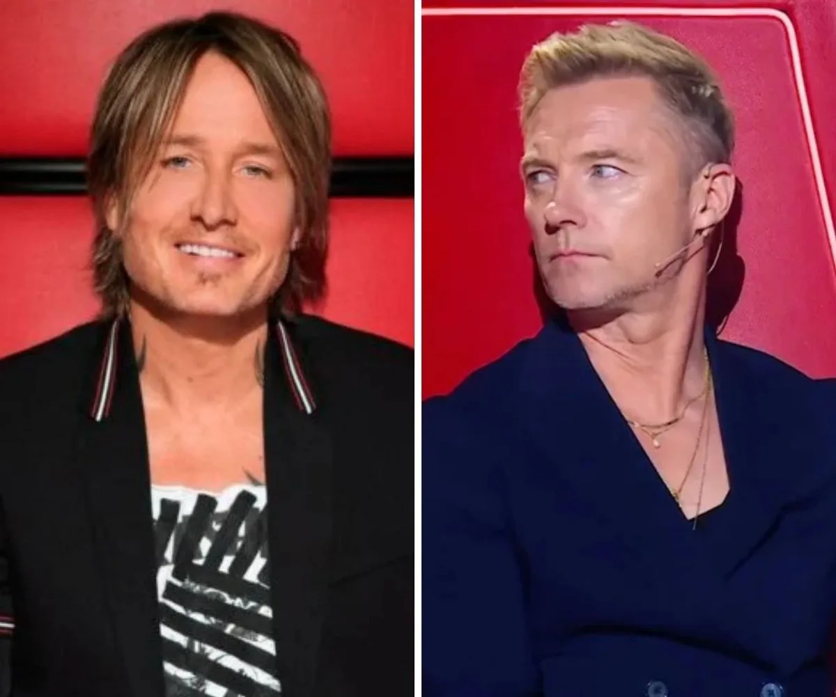 Keith Urban and Ronan Keating The Voice Australia