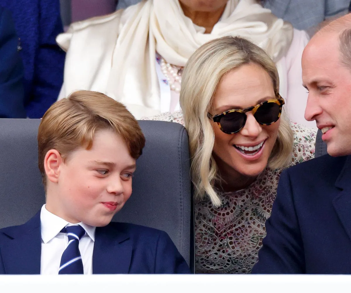 Prince George and Zara Tindall
