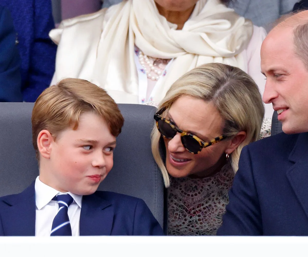 Prince George and Zara Tindall
