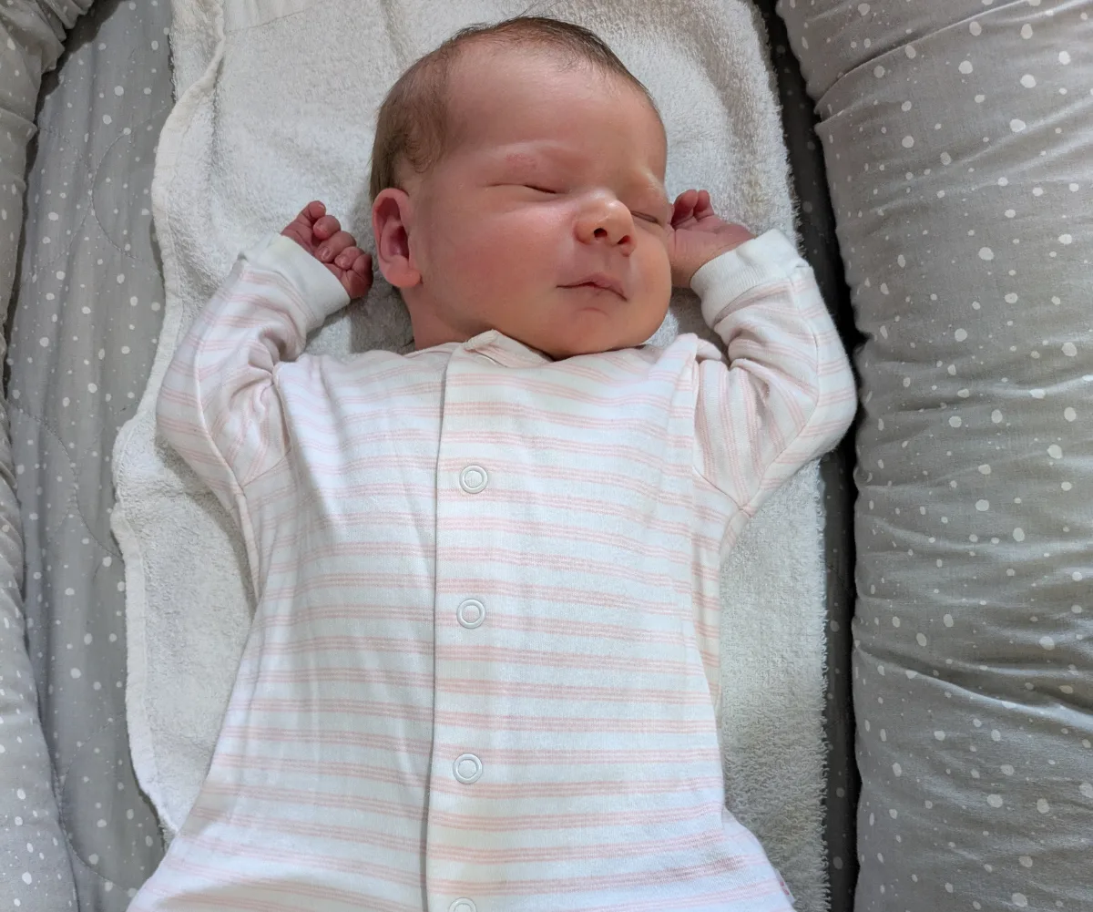 Pat McGarry's baby Stevie