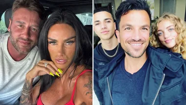 Katie Price, Peter Andre and kids Princess and Junior