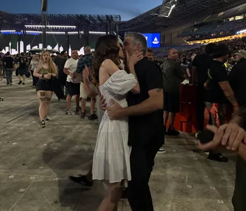 We got married in a mosh pit!