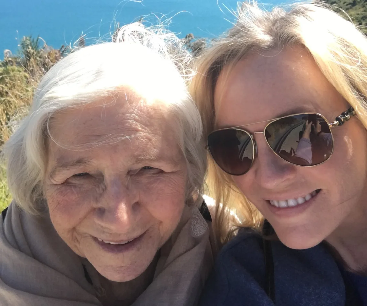Shirley GIbney and Rebecca Gibney 
