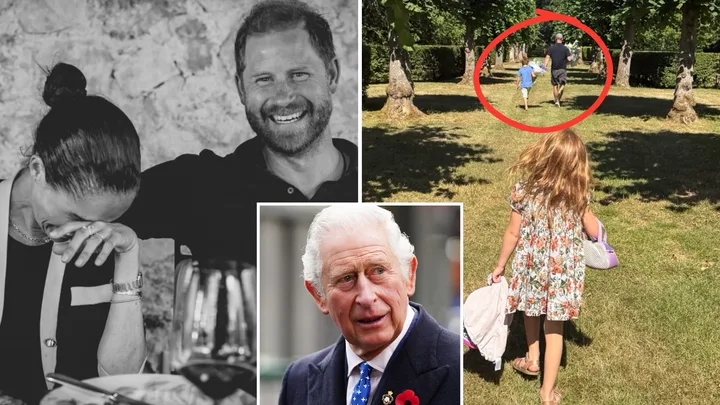 Hidden detail in Harry and Meghan’s photo leaves Prince William ‘furious’ as Charles turns ‘blind eye’
