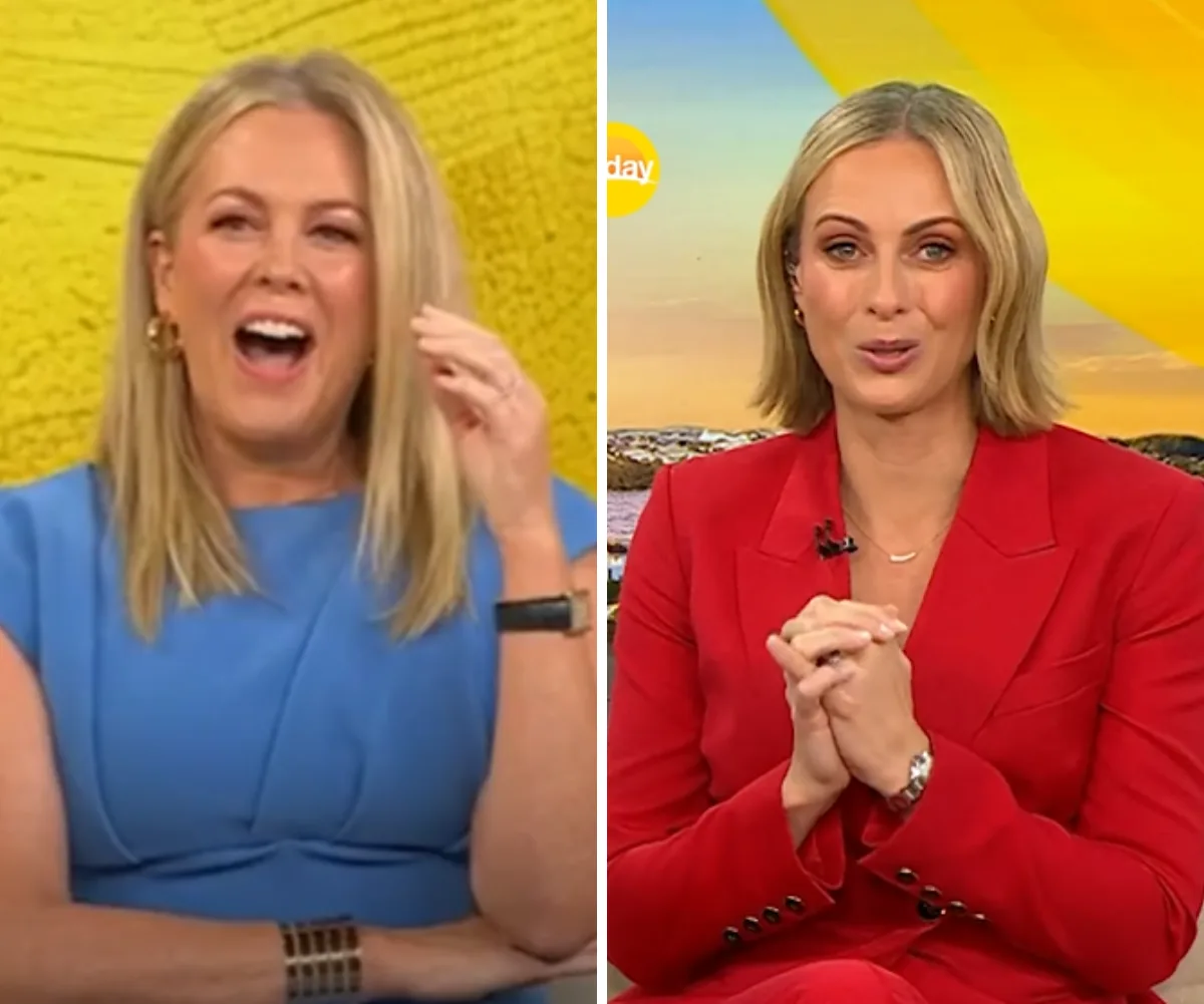 Sam Armytage and Sylvia Jeffreys on the Today show