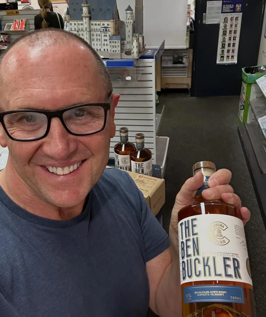 Larry owns a whisky brand called The Ben Buckler.