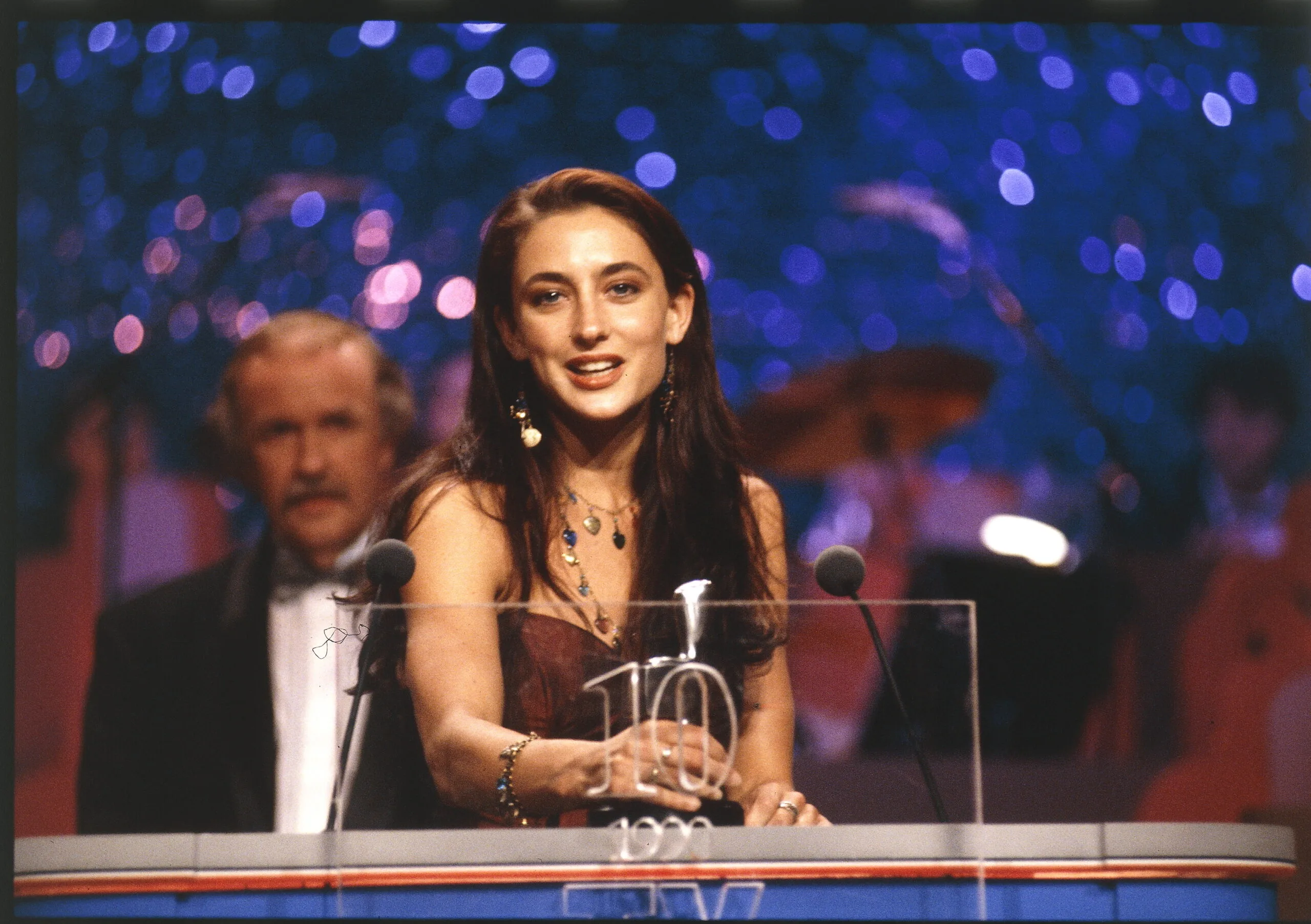 Georgie Parker at the 1990 Logies.