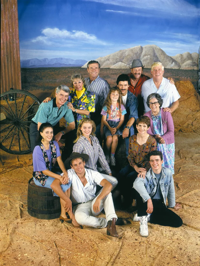 The cast of A Country Practice in 1990.