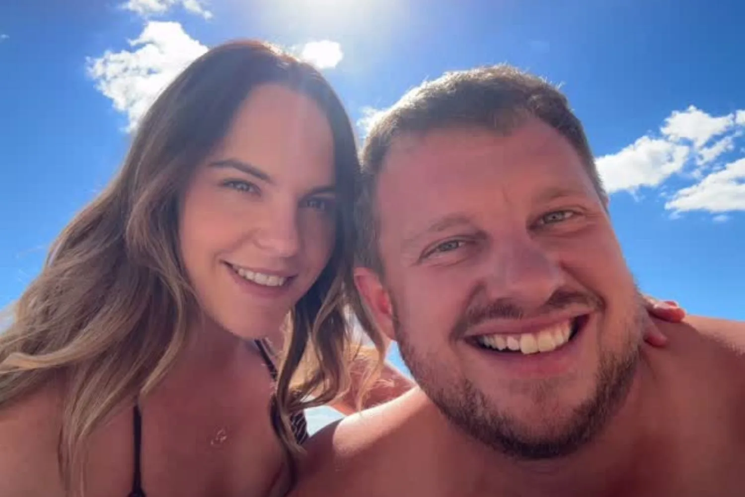 Farmer Wants a Wife star Aleisha with partner Brendan