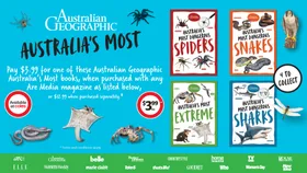 Australian Geographic “Australia’s Most” Books Have Arrived At Coles