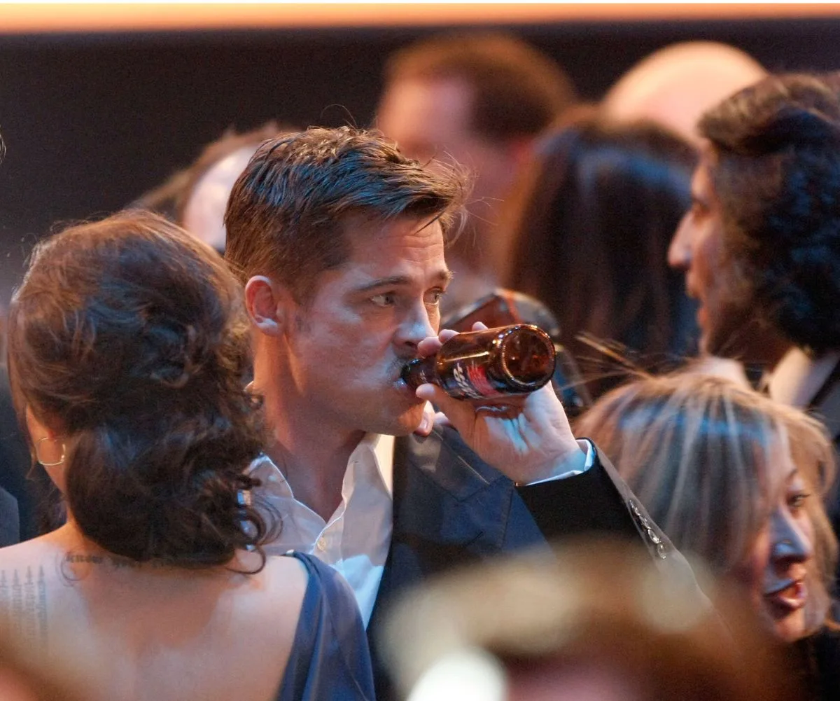 Back on the booze: Brad revealed in an interview he's back drinking after seven years sober. (Getty)