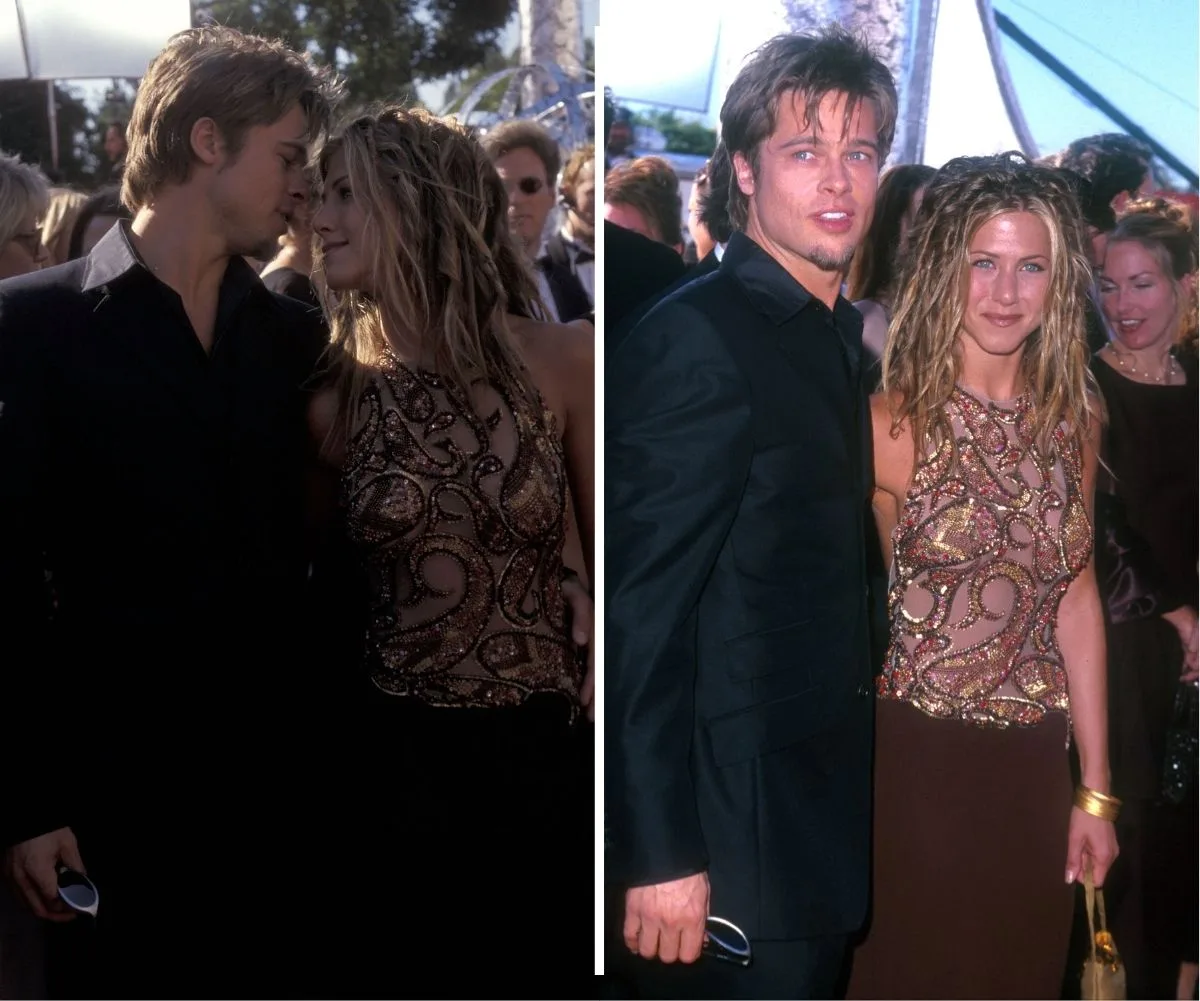 Brad and Jen were married for four and a half years before divorcing in 2005. (Getty)