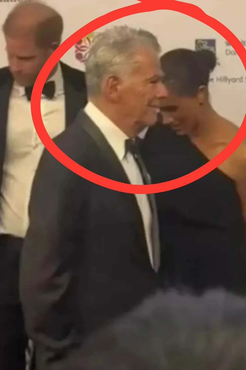 David Foster appearing to snub Meghan Markle
