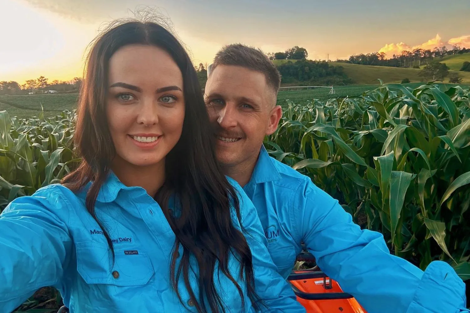 Farmer Ben and his fiancee Lily