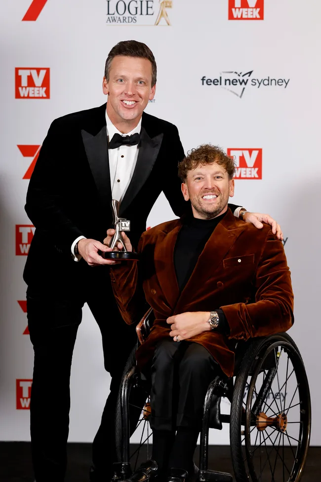 James Bracey and Dylan Alcott