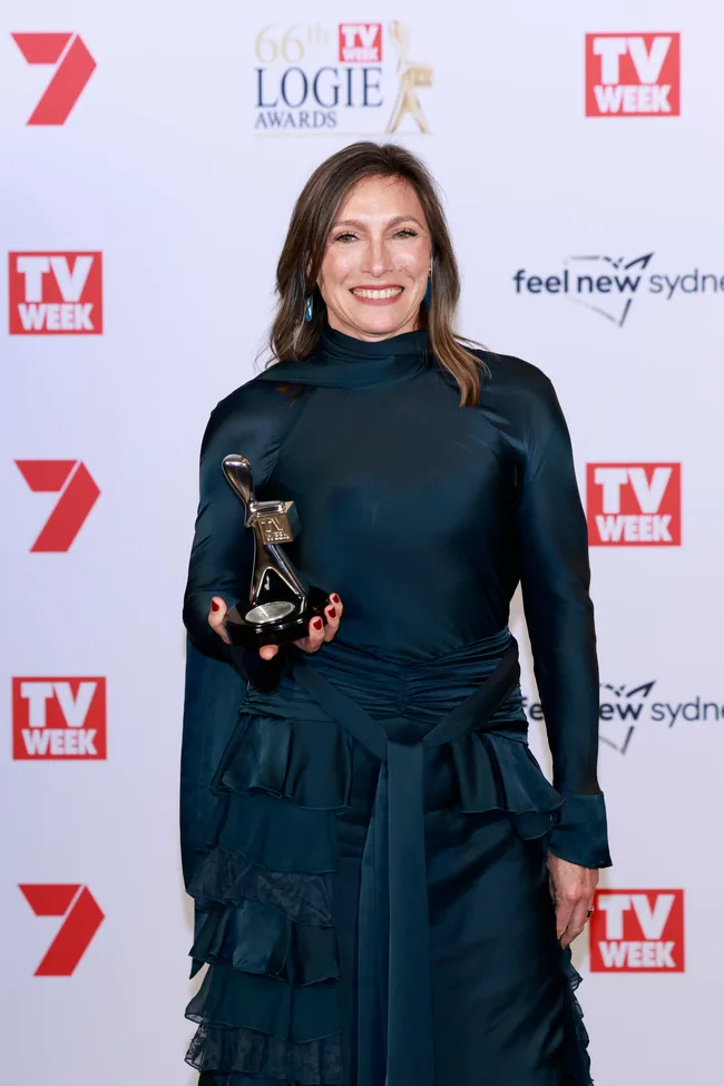 Claudia Karvan won her fourth Logie.
