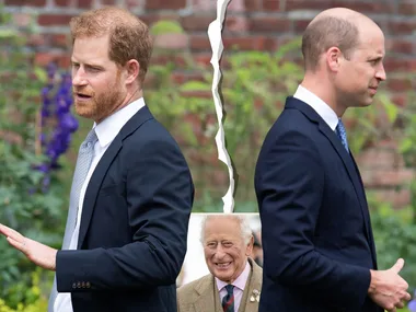 Prince Harry, Prince William, King Charles