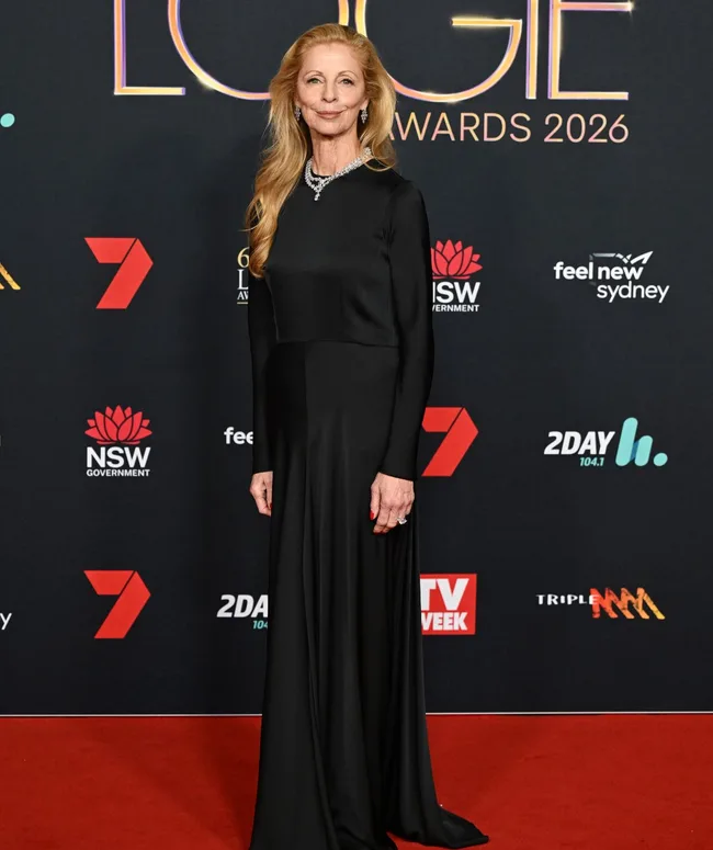 Heather Mitchell Logies red carpet 2026