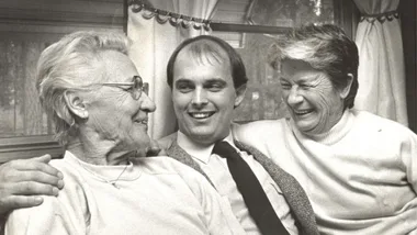 DRUG GRANNIES: Auhor Sandi Logan with Vera Hays and Florice Bessire
