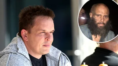 FORMER NSW POLICE OFFICER BRAD MACFADYEN; INSET MALCOLM NADEN