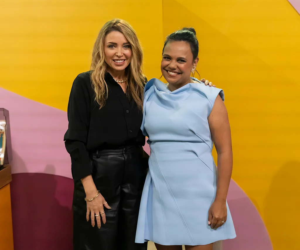 Dannii Minogue and Miranda Tapsell on Portrait Artist of the Year.