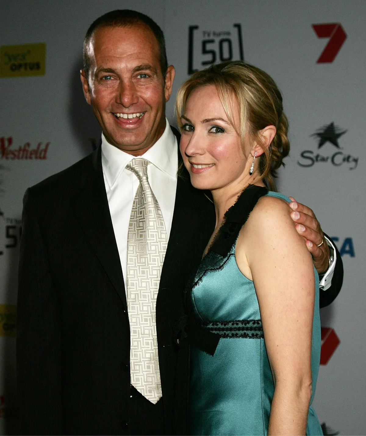 Martin Sacks and Lisa McCune pictured together in 2006