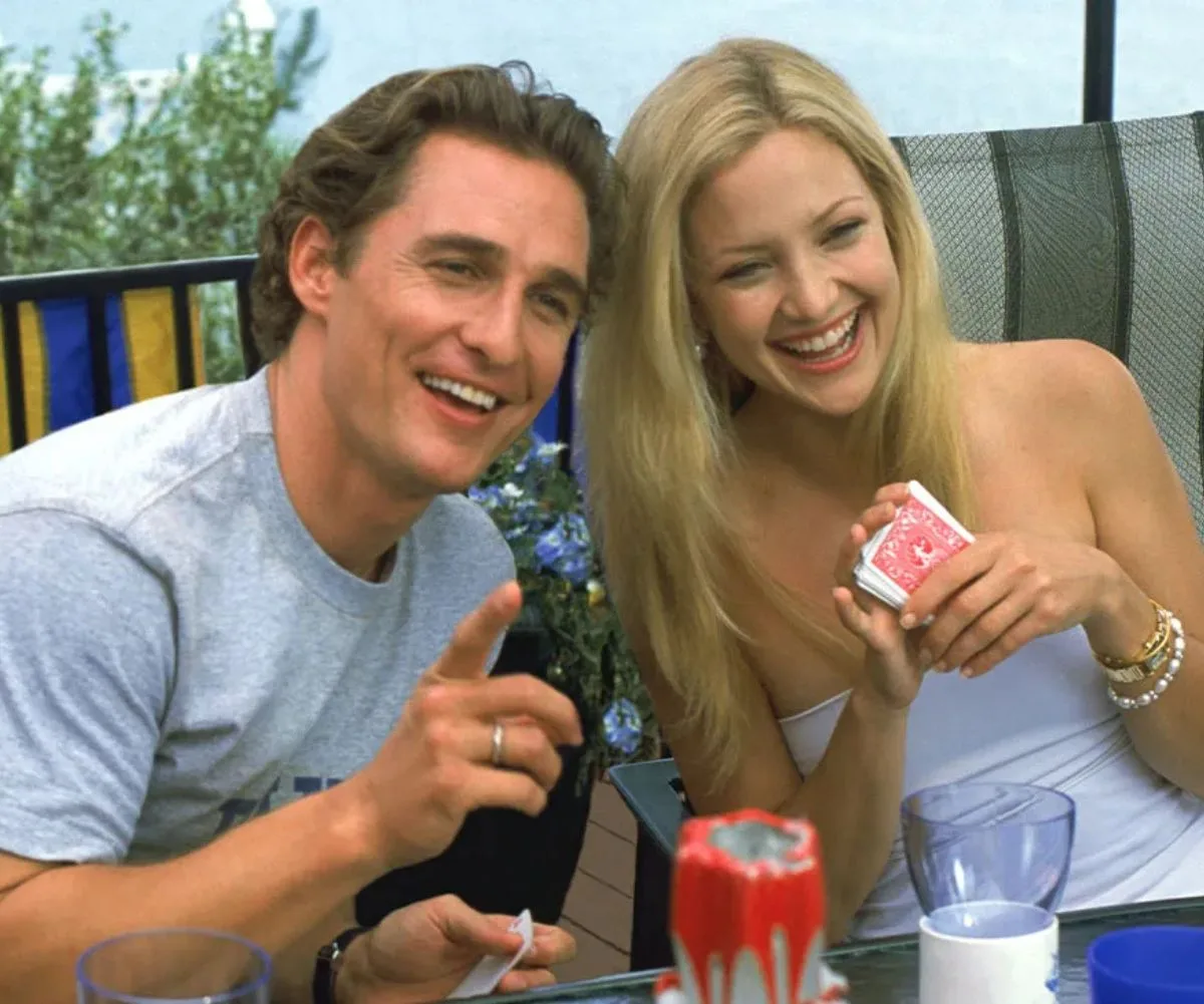 Matthew McConaghey and Kate Hudson in How to Lose a Guy in 10 Days