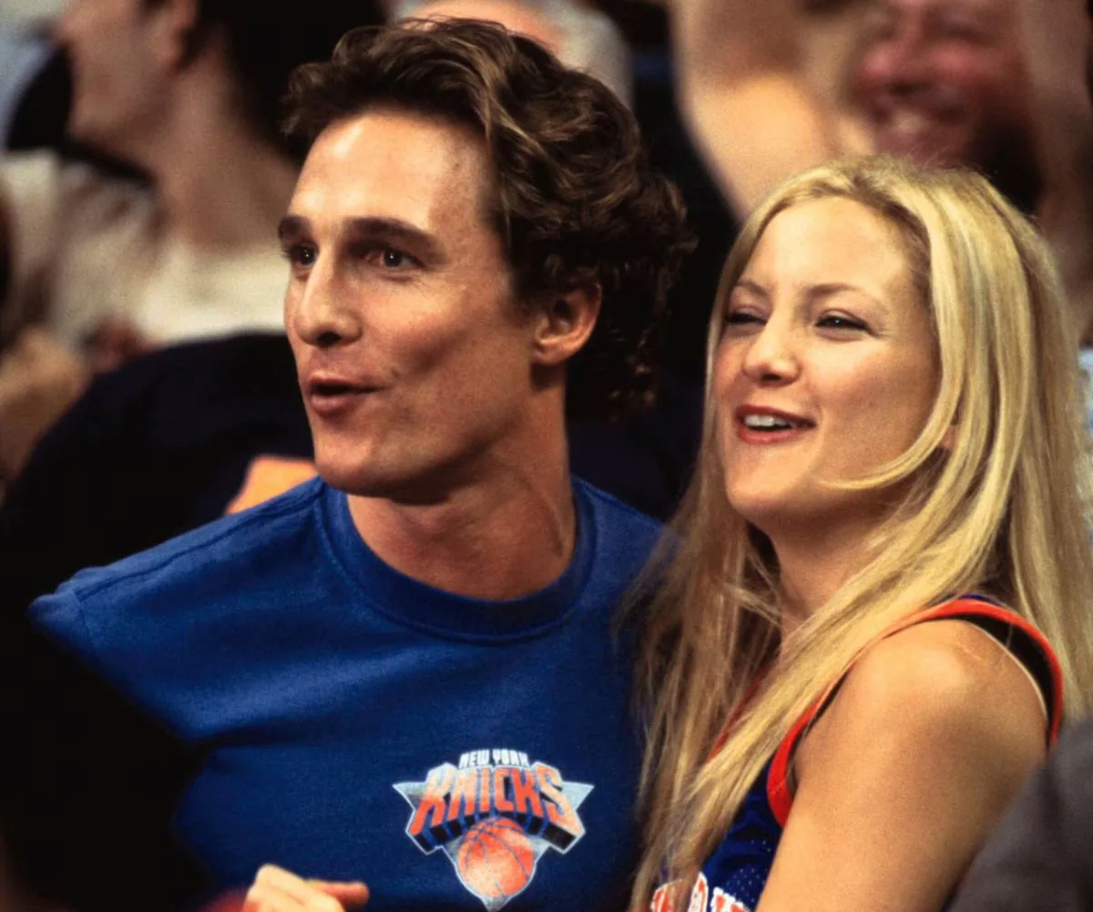 Matthew McConaghey and Kate Hudson in How to Lose a Guy in 10 Days
