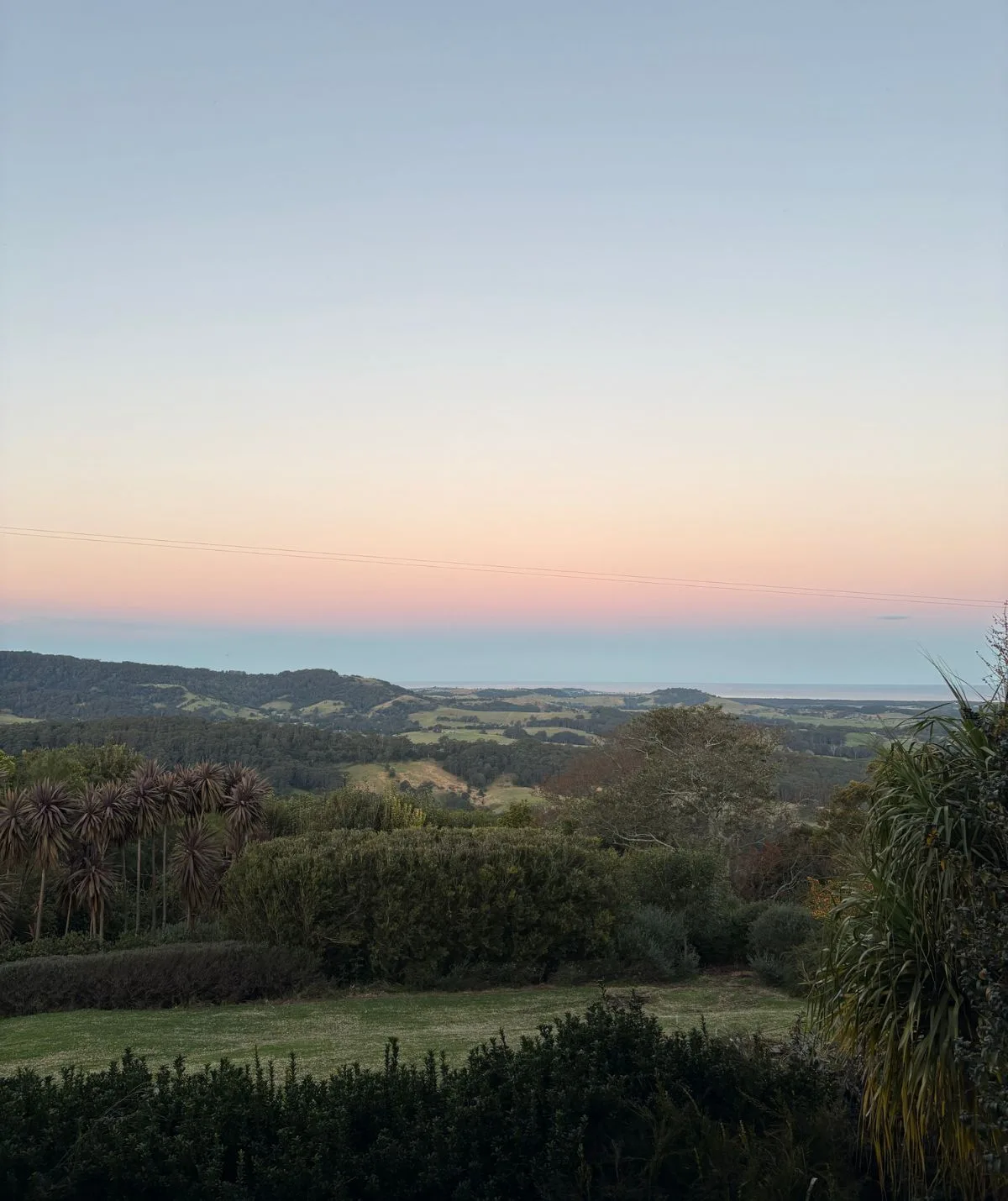 Mt Hay Retreat sunset view