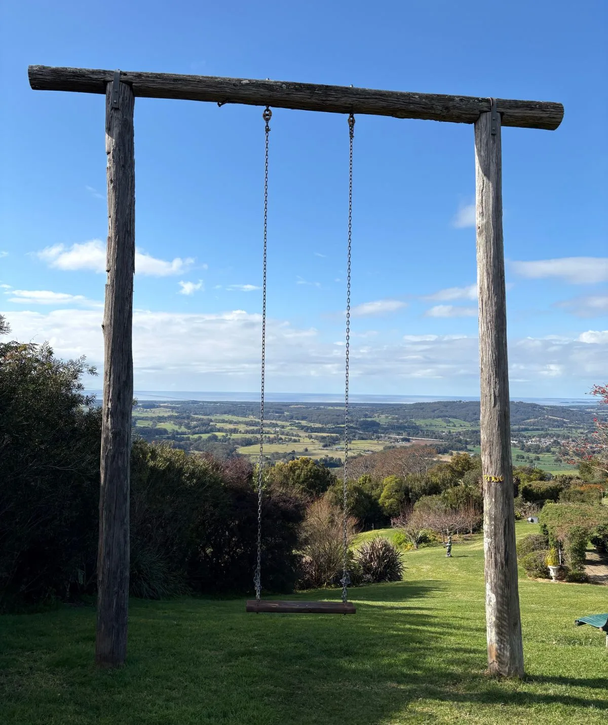 Mt Hay retreat swing view