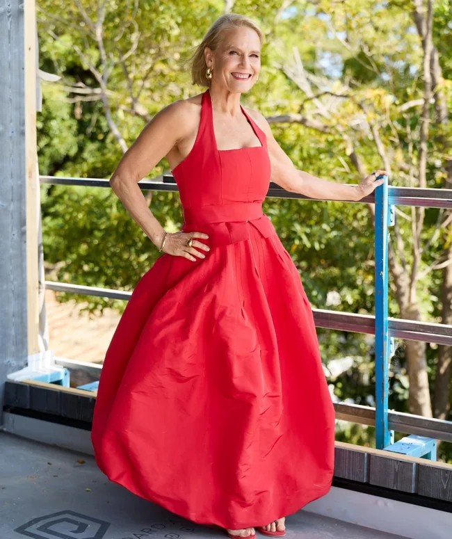 Shaynna Blaze The Block 2026 week 4 red dress
