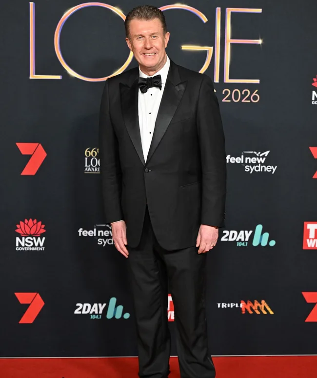 Peter Overton Logies red carpet 2026