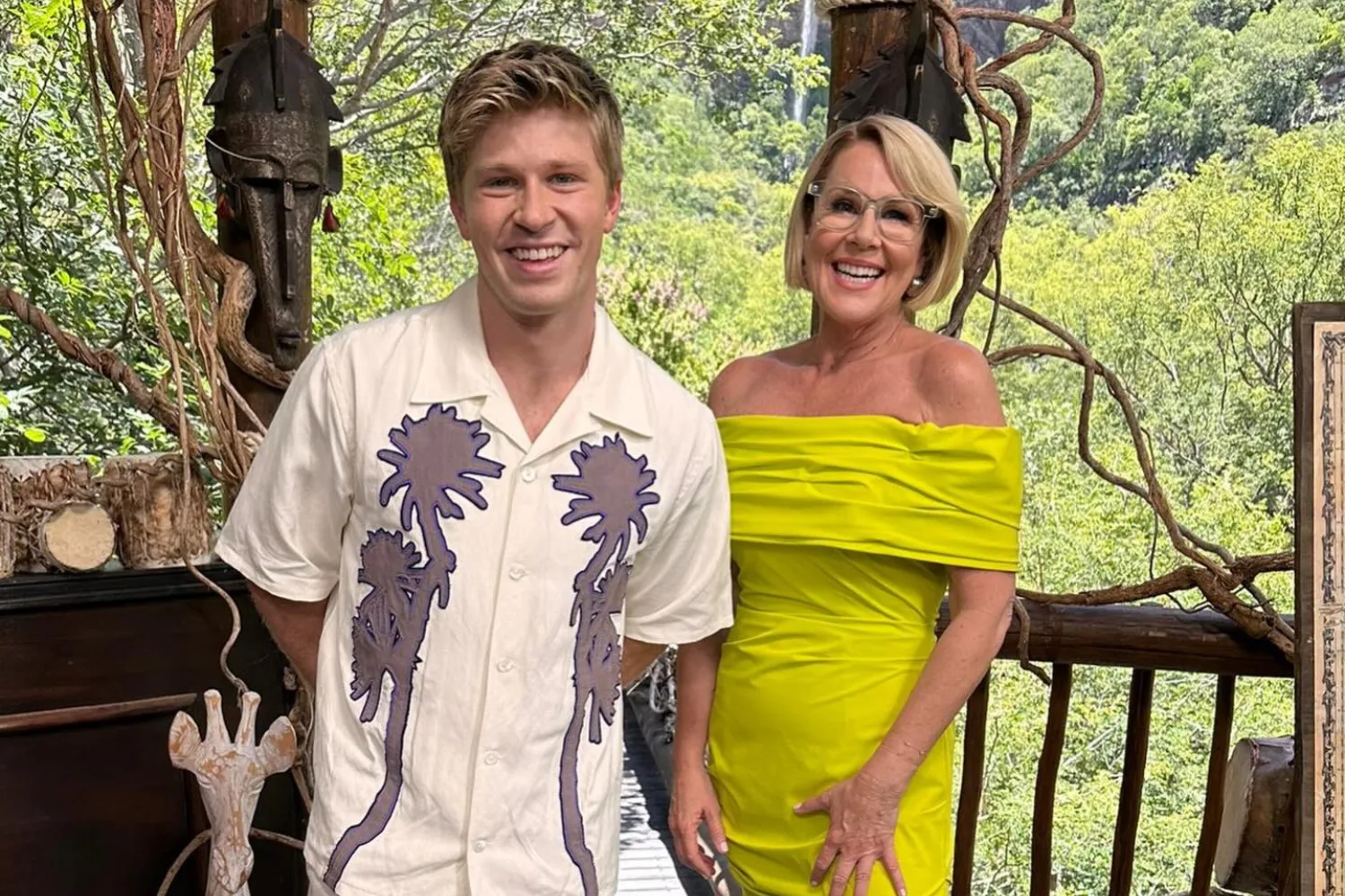 Robert Irwin and Julia Morris on I'm A Celebrity.