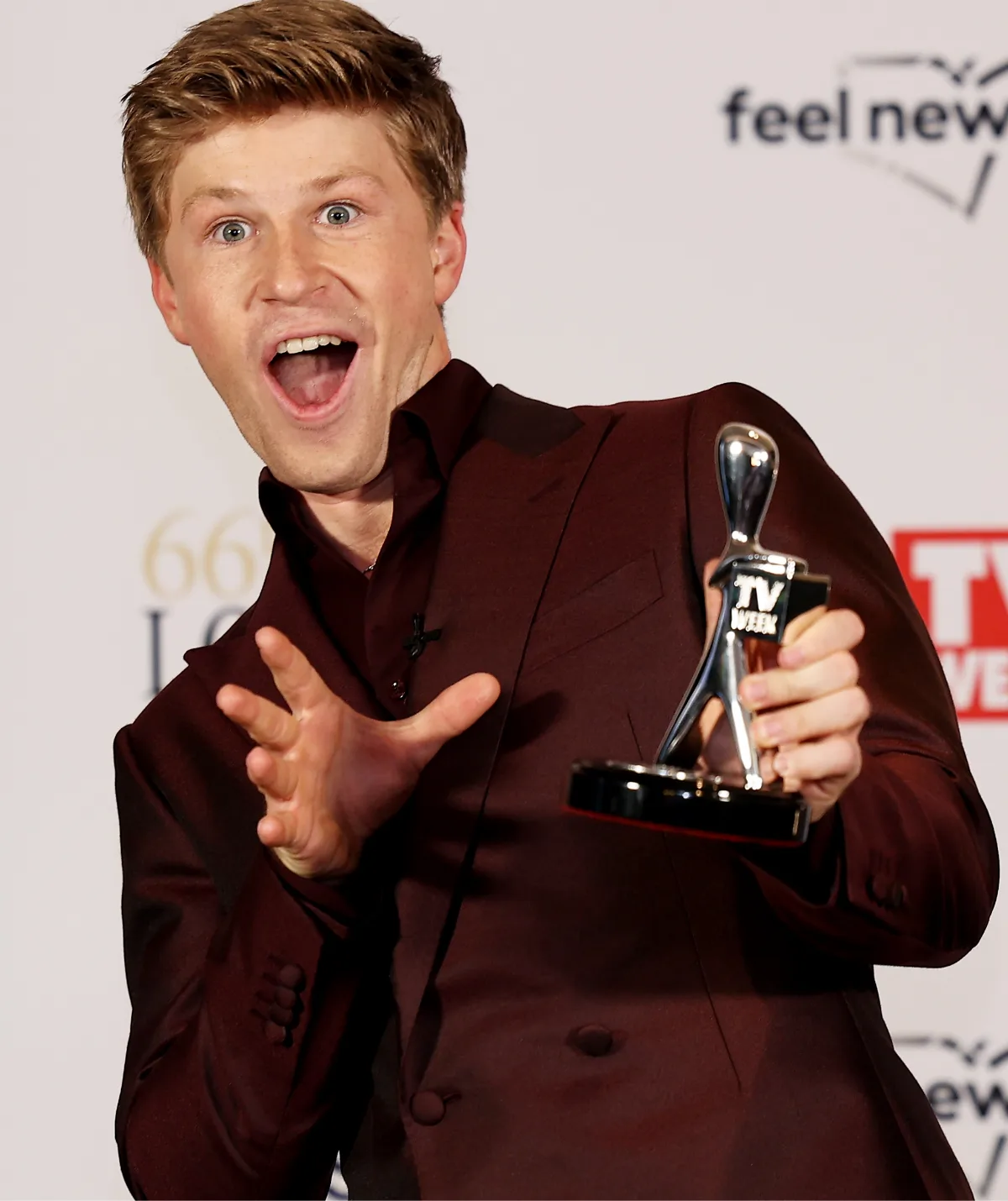 Robert Irwin takes home a Logie at the 2026 TV Week Logie Awards
