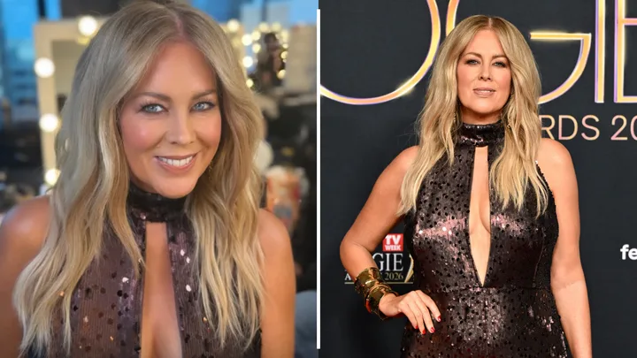 EXCLUSIVE: Sam Armytage’s coy romance hint as she dazzles at 2026 Logies
