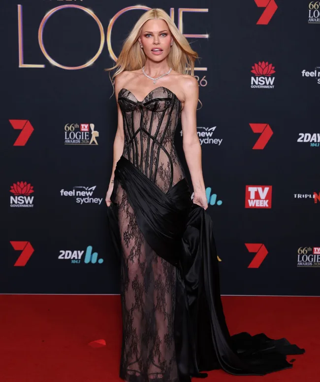 Sophie Monk Logies red carpet 2026