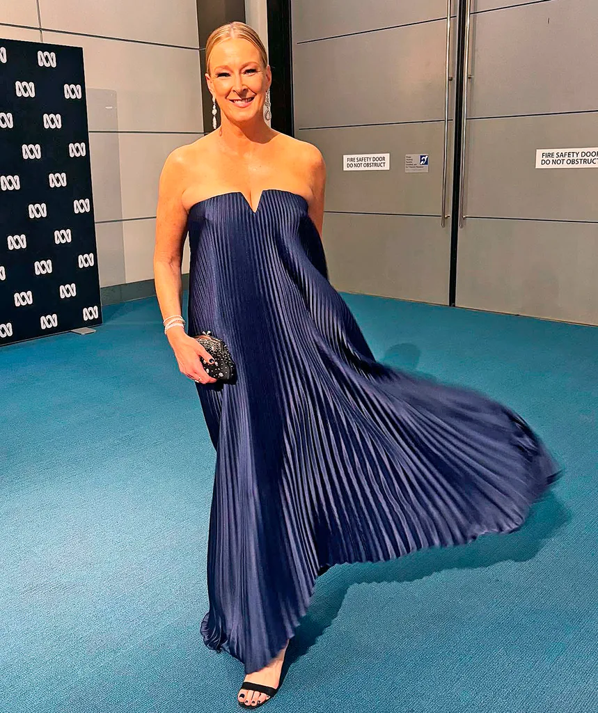 Leigh Sales at the 2025 TV WEEK Logie Awards.