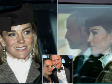 Princess Kate, Prince William, Meghan and Harry