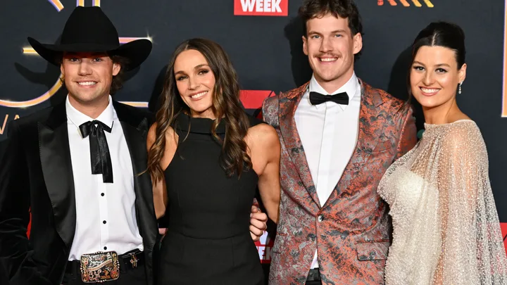 Was Farmer Wants A Wife’s Maya wearing a wedding dress at the Logies?