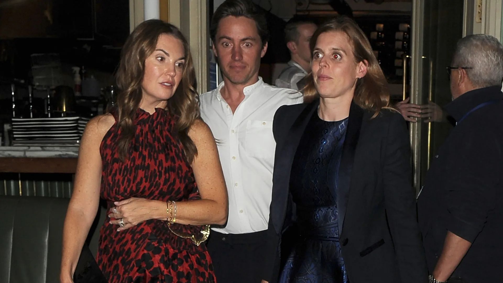 Princess Beatrice and husband Edo Mapelli-Mozzi with a crisis management expert