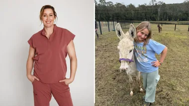 Jana Pittman and her daughter