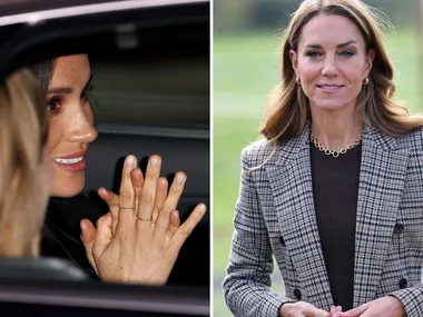 Meghan Duchess of Sussex and Kate, Princess of Wales