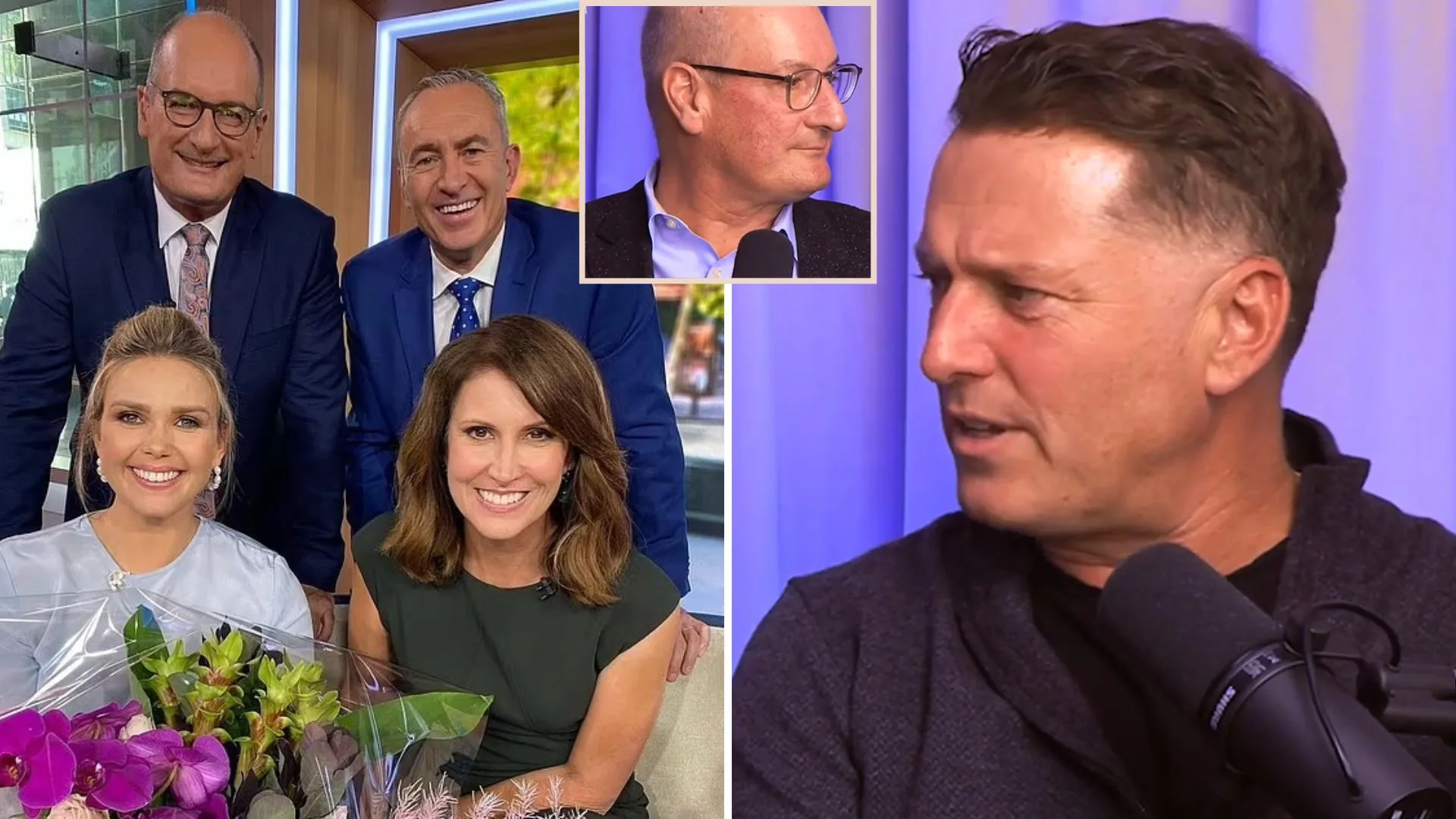 The Sunrise team, Mark Beretta, Kochie and Karl Stefanovic