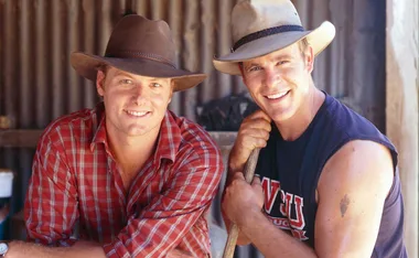 Myles Pollard and Aaron Jeffery.
