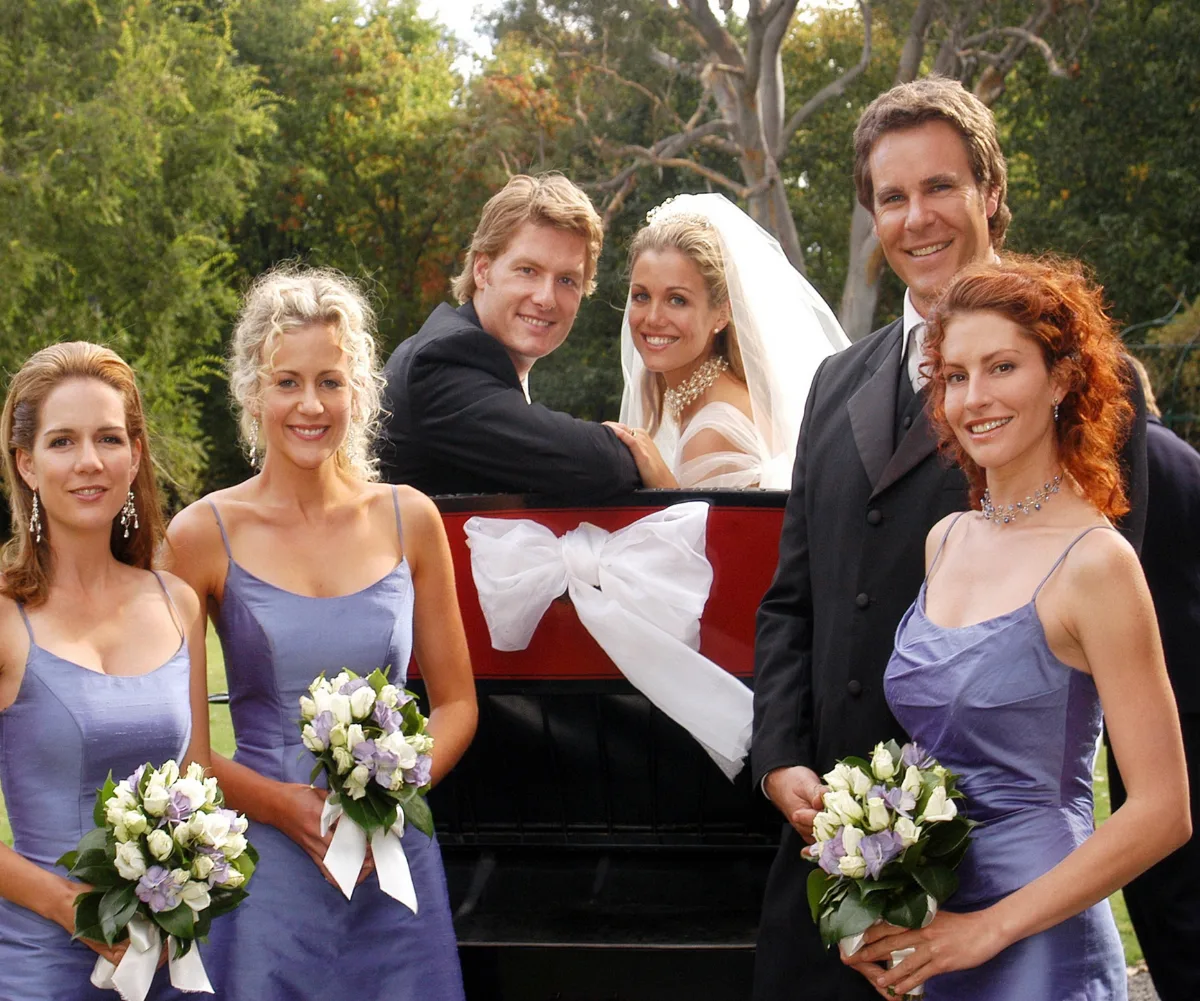Tess and Nick were married on McLeod's Daughters.
